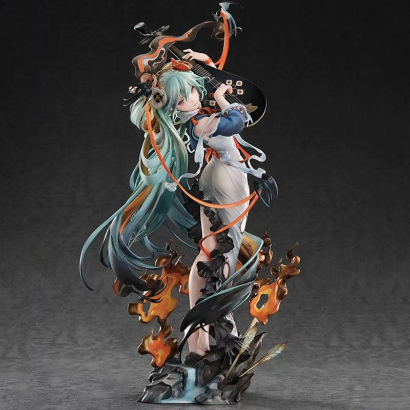Desk Setup Editing - 1/8 PVC ロングヘア 初音ミク ハウス・オブ・フライング・ダガー アニメ周辺機器