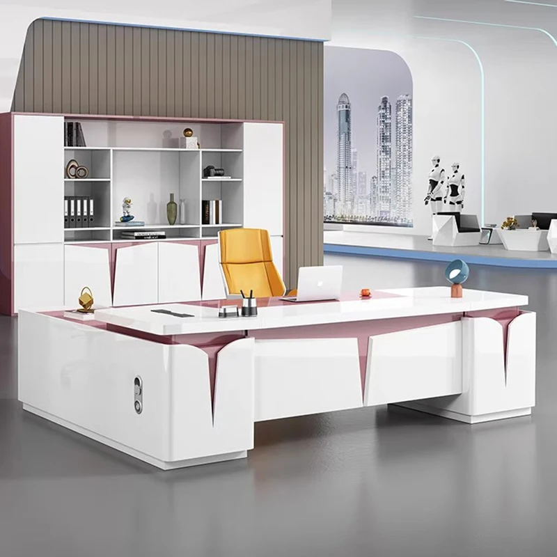 Desk Setup Reference - 家具 オフィスデスク 設置用アクセサリー シンプルなテーブルコーナー プロフェッショナルな受付用補助座席 メーブル