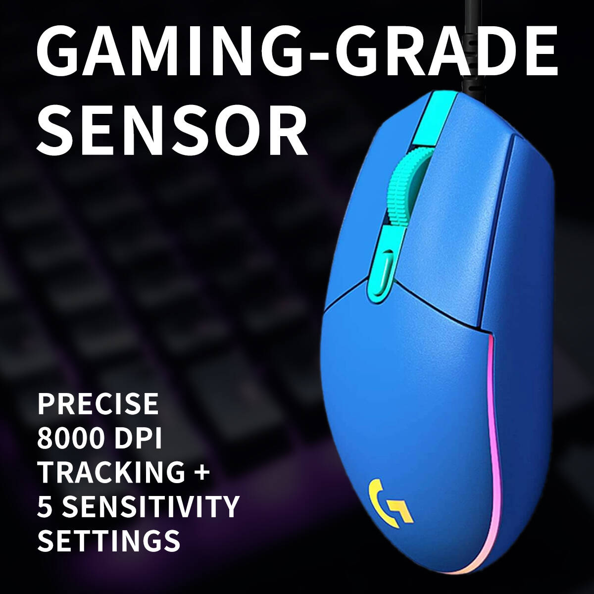 ロジクール G203 有線ゲーミングマウス、即時ボタンフィー - Logitech Mouse G203 のレビューと価格