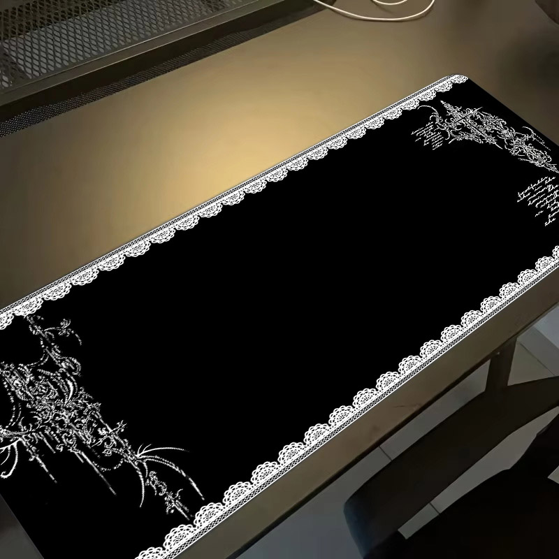 マウスパッド ダークスタイル レースエッジ マウスパッド コ - Desk Setup Dark のレビューと価格