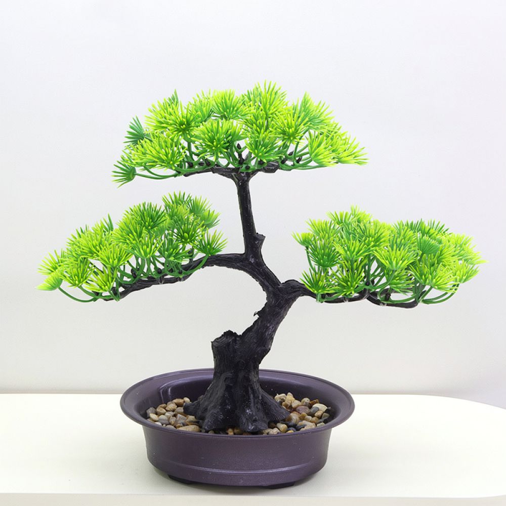 リアルな人工松の鉢植え。室内、オフィス、デスク周りの装飾に最 - Plant Pot Small Desk のレビューと価格