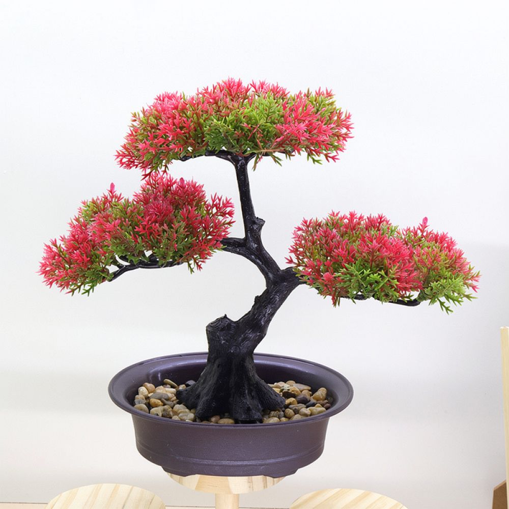 リアルな人工松の鉢植え。室内、オフィス、デスク周りの装飾に最 - Plant Pot Small Desk のレビューと価格