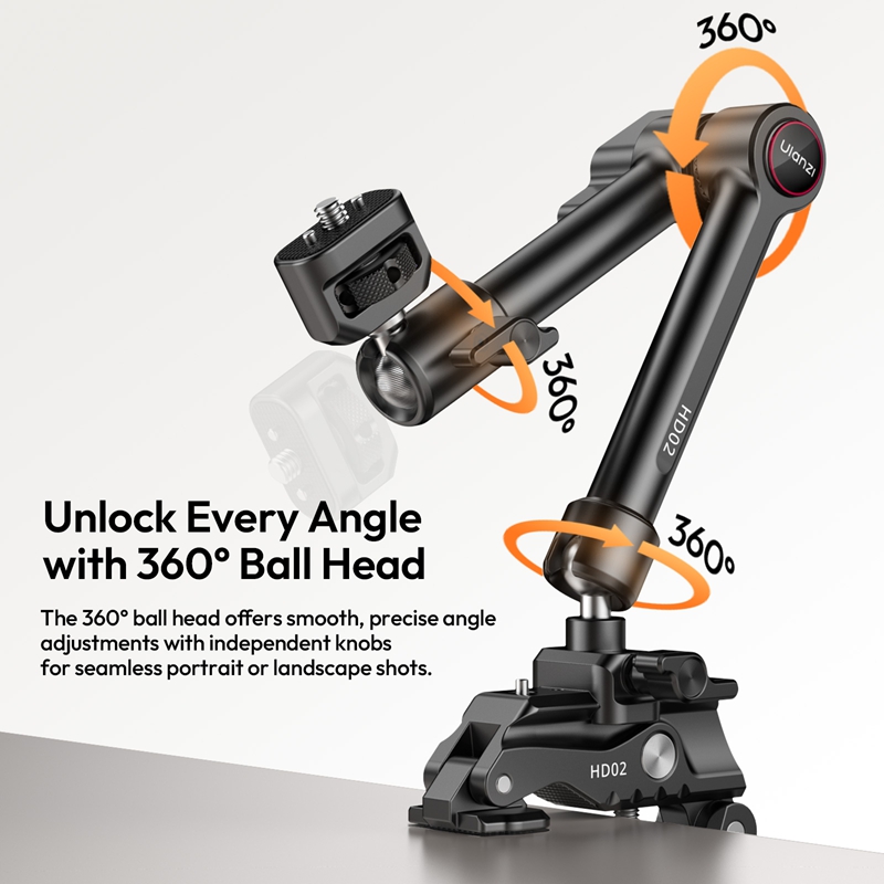 Ulanzi 10 インチ マジック アーム キット HD0 - Monitor Arm Clamp のレビューと価格
