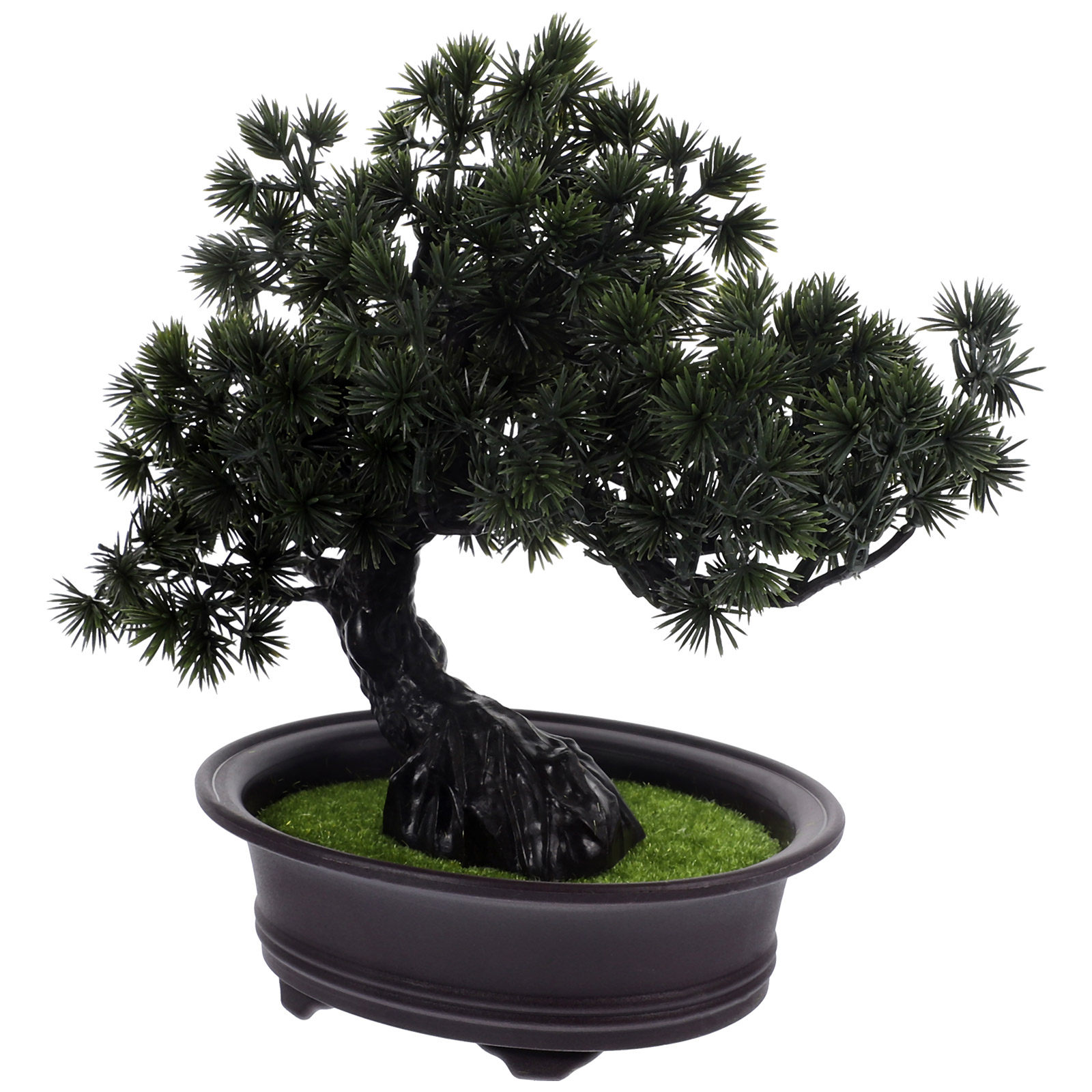 造花盆栽、人工松の木、鮮やかな色彩、リアルな質感、耐久性に優 - Plant Pot Small Desk のレビューと価格