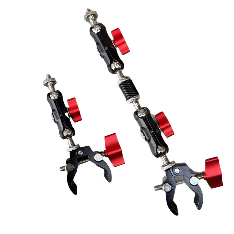 新しい【1セットカメラ写真撮影アクセサリー金属製スーパークラ - Monitor Arm Clamp のレビューと価格