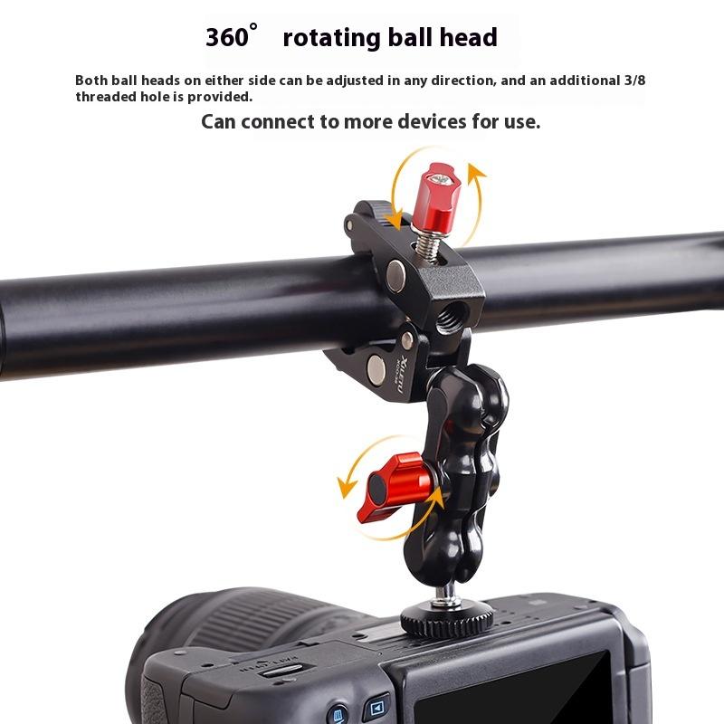 新しい【1セットカメラ写真撮影アクセサリー金属製スーパークラ - Monitor Arm Clamp のレビューと価格