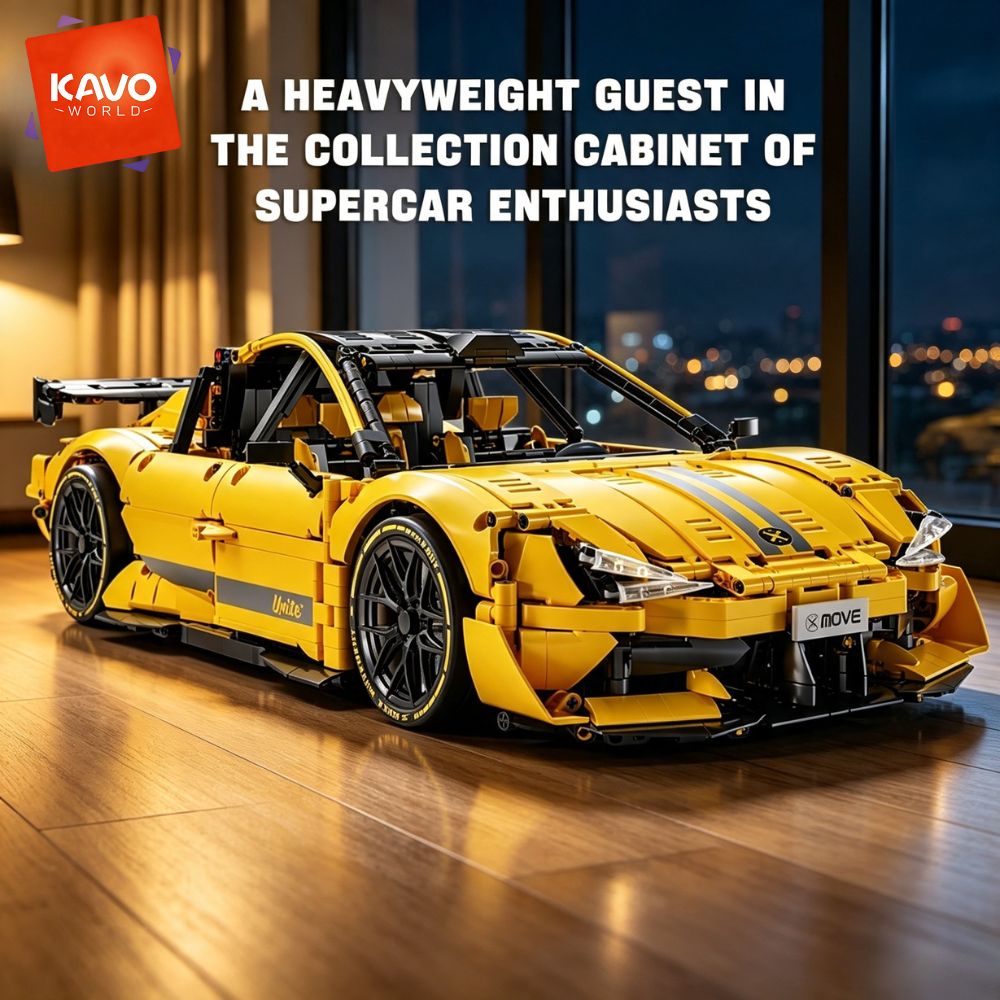 KAVOWORLD 2143ピース イエロー 1:10 ビル - Desk Setup Build のレビューと価格