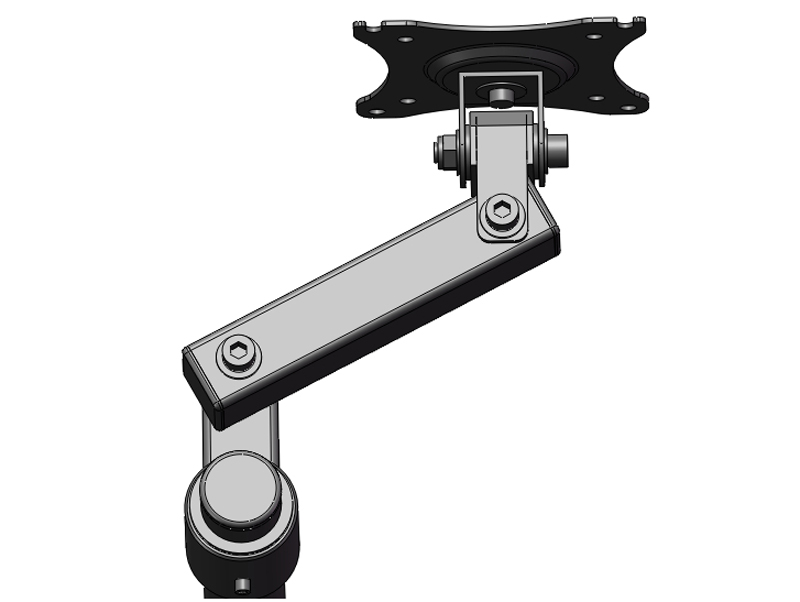DL-T801L 10-27インチ スチール製 高さ60cm - Monitor Arm Clamp のレビューと価格