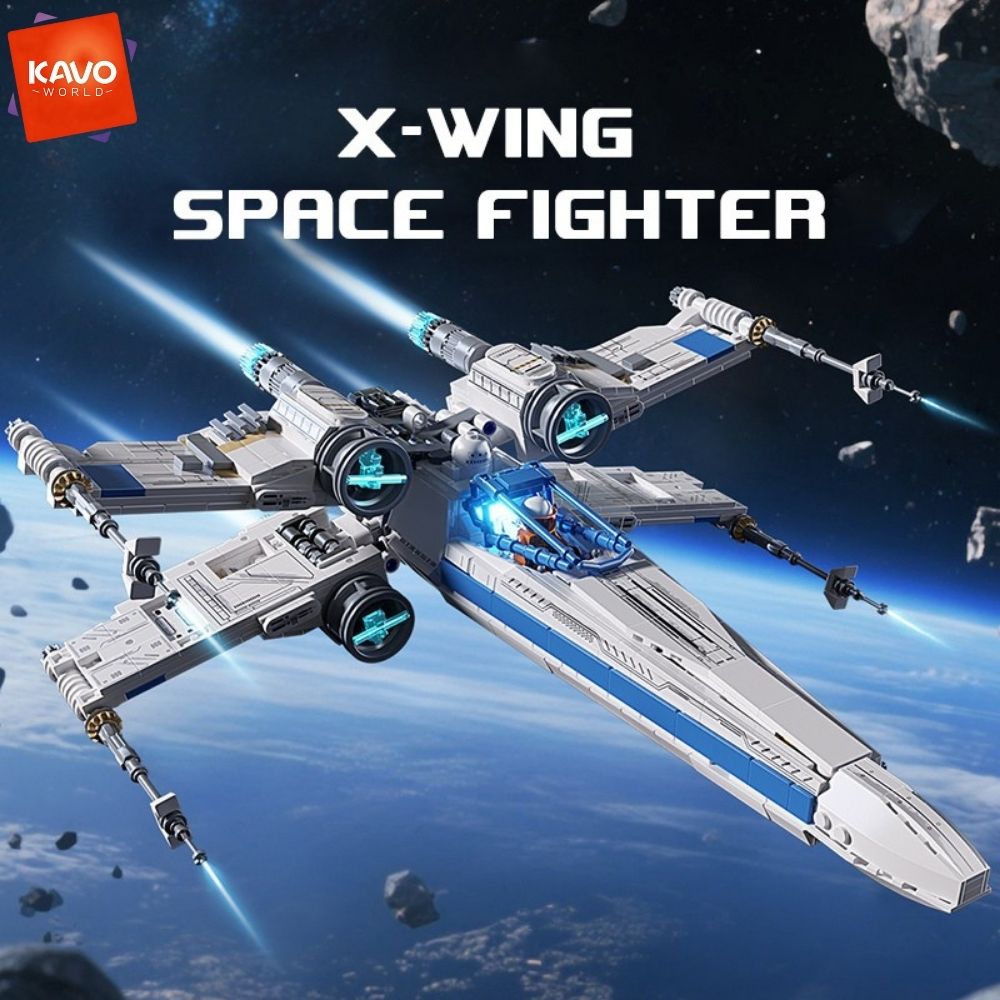 KAVOWORLD 1271ピース SF宇宙戦闘機組み立てブ - Desk Setup Build のレビューと価格