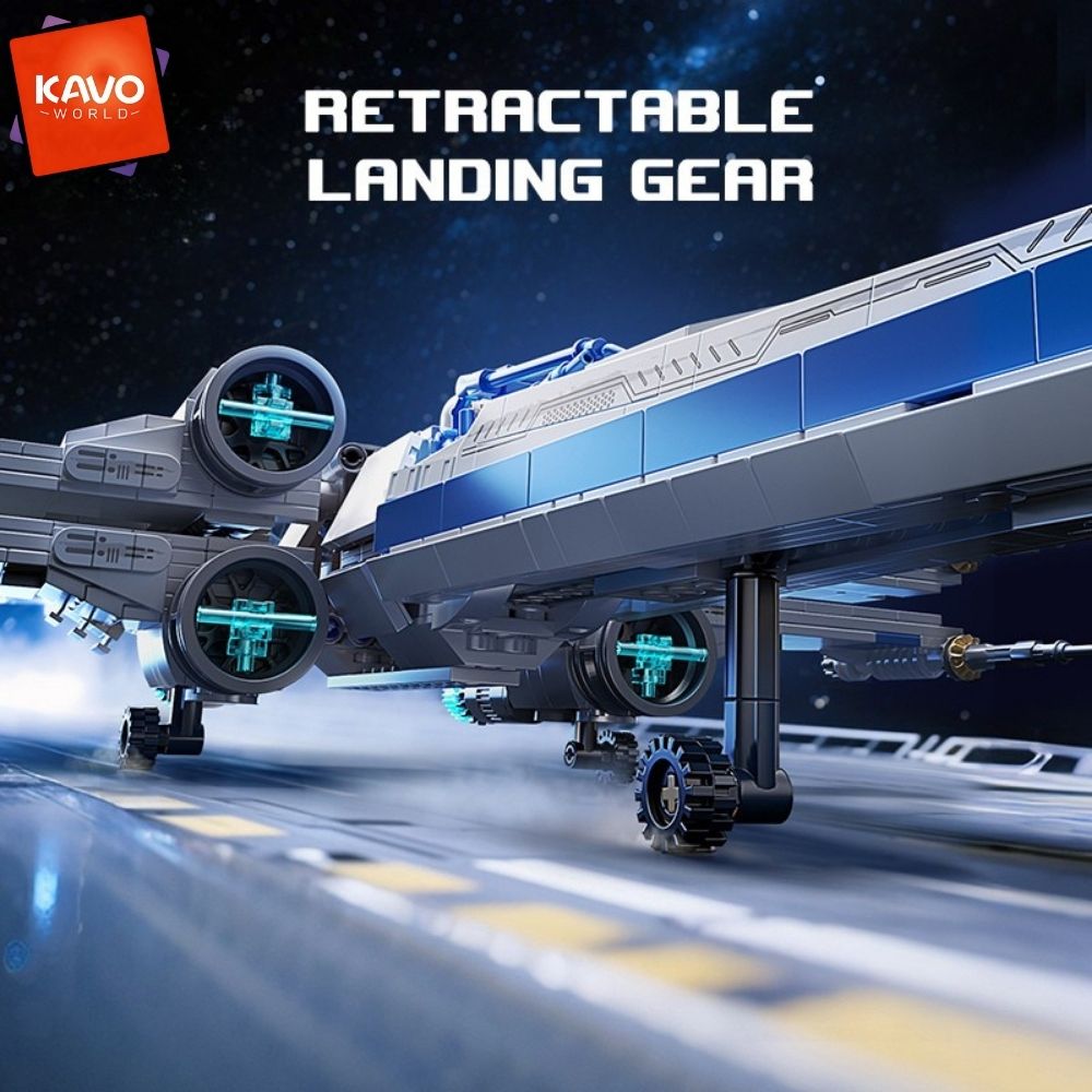 KAVOWORLD 1271ピース SF宇宙戦闘機組み立てブ - Desk Setup Build のレビューと価格