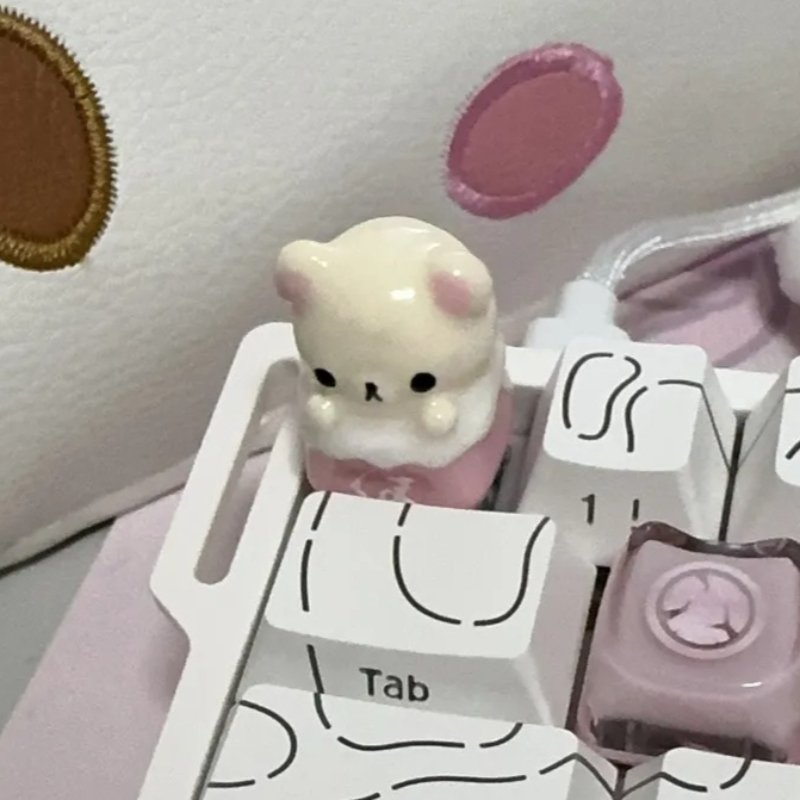 かわいいリラックマキーキャップ リラックスベア アーティザン - Desk Setup Editing のレビューと価格