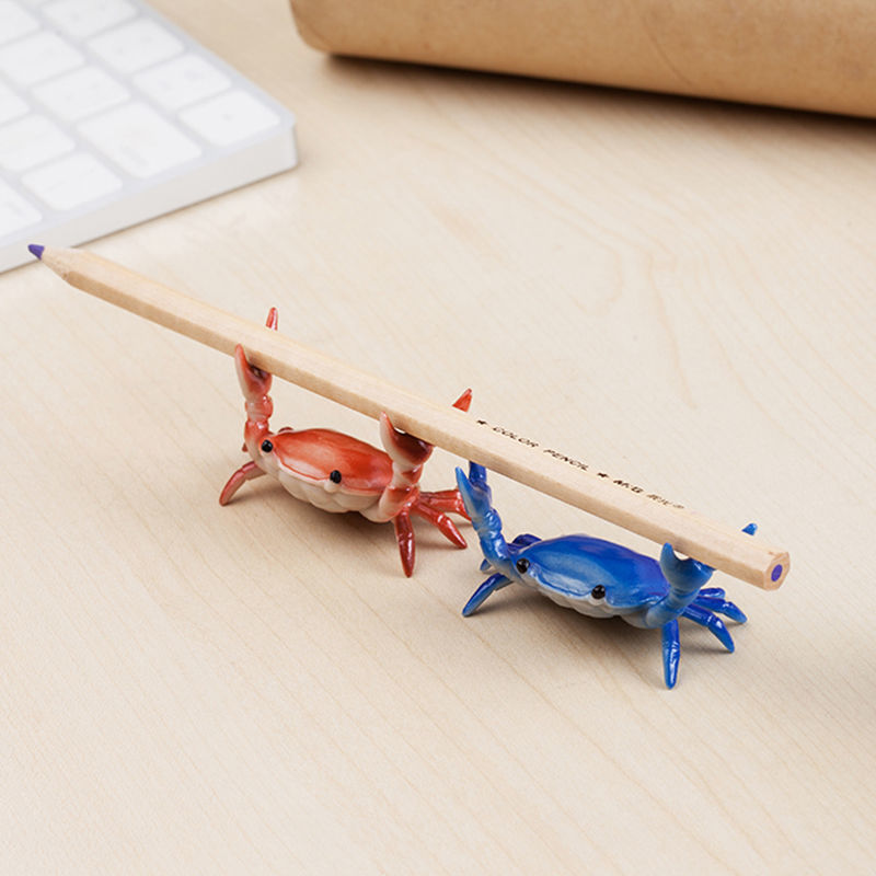 クリエイティブな文房具としての面白いカニのデスクトップペンホ - Desk Setup Accessories Aesthetic のレビューと価格