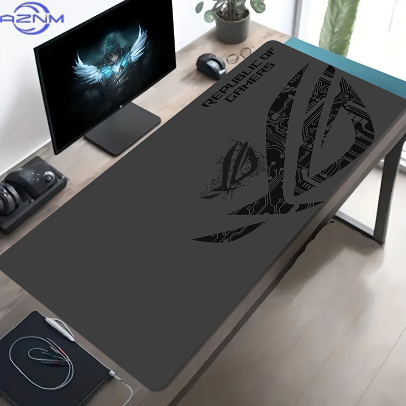 大型ゲーミングマウスパッド 1枚 ROG回路基板デザイン 滑 - Desk Setup Gaming Pc のレビューと価格
