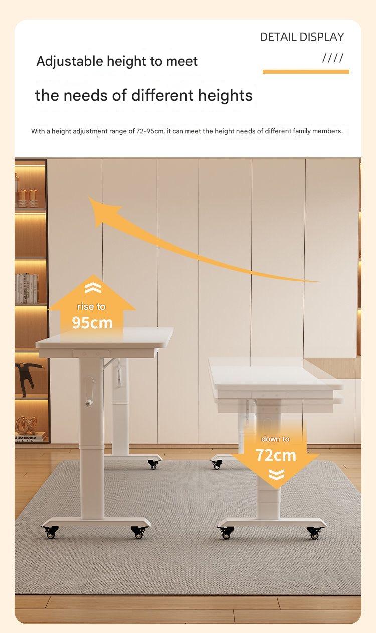 調節可能なオーバーベッドラップトップデスク、ハンドクランク付 - Desk Setup Notebook のレビューと価格
