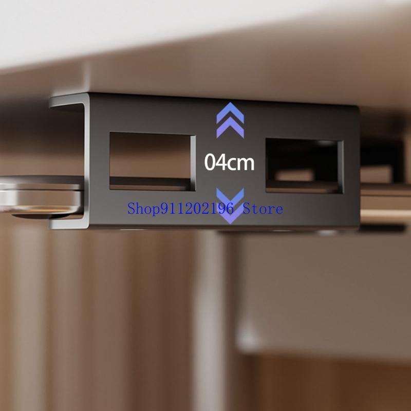 ノートブックスタンド デスク下収納ホルダー 炭素鋼製 工具不 - Desk Setup Build のレビューと価格