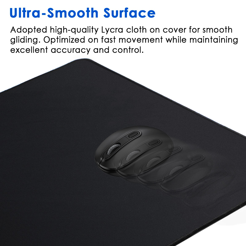 大型マウスパッド滑り止めゴム製マウスマットPCコンピューター - Desk Setup Accessories Aesthetic のレビューと価格