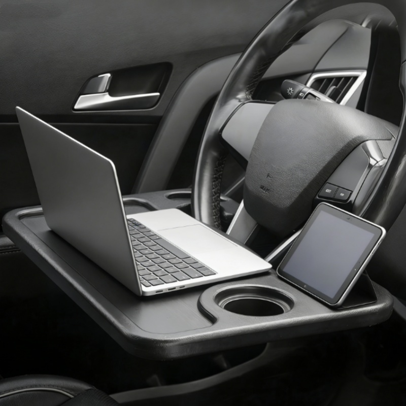 車のステアリングホイールテーブルユニバーサルステアリングホイ - Desk Setup Notebook のレビューと価格