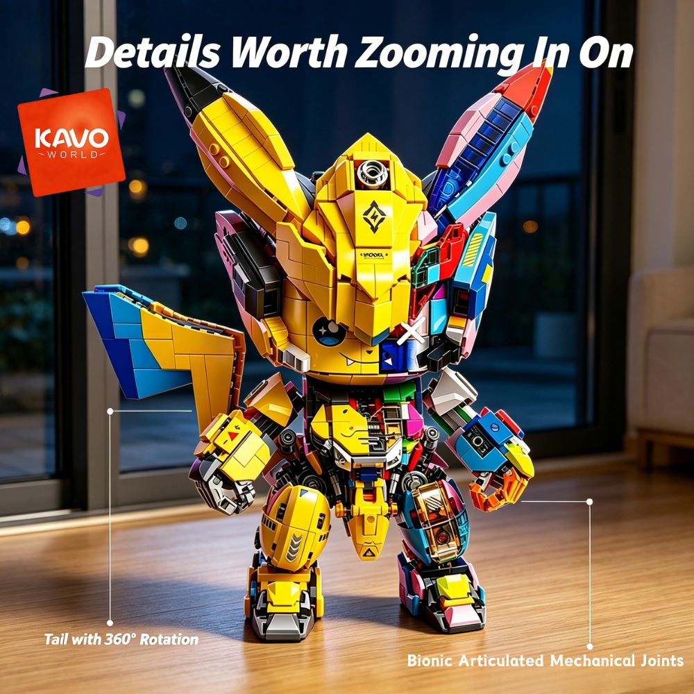 KAVOWORLD 1505ピース メカニカルマウス メカ  - Desk Setup Build のレビューと価格
