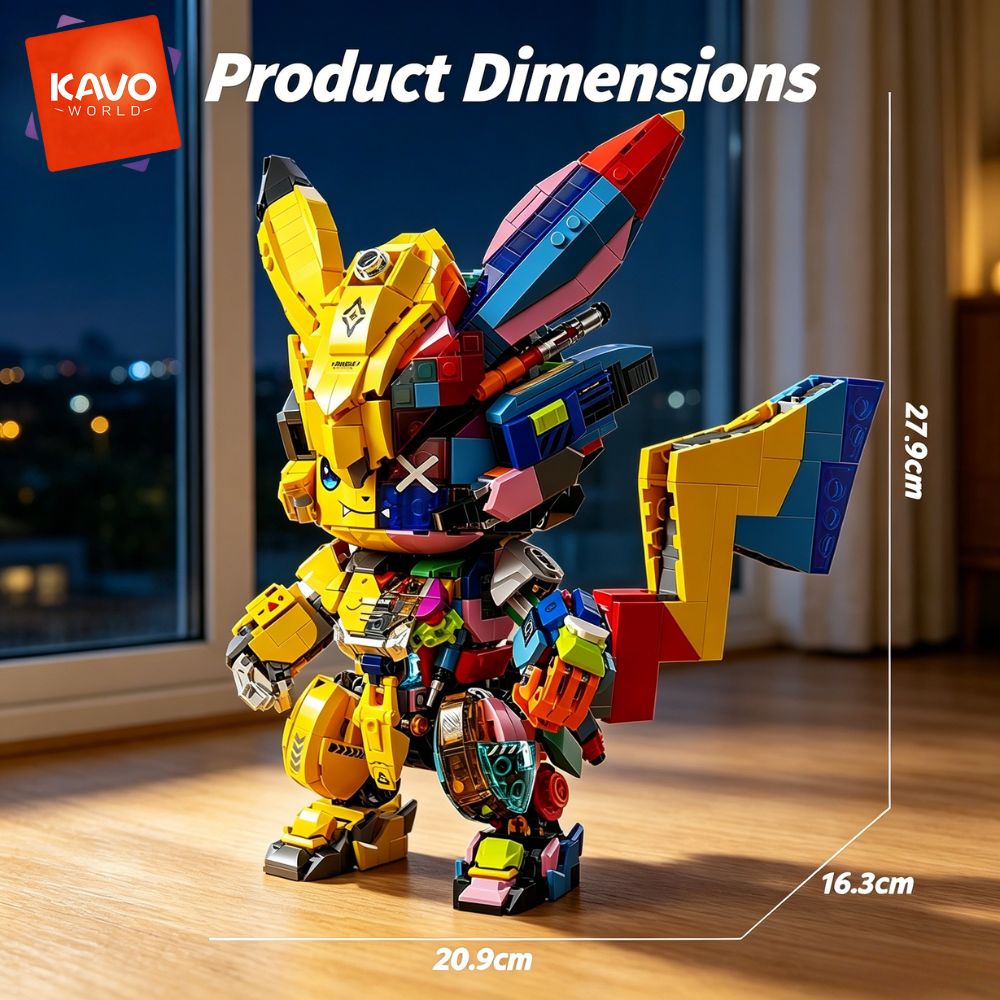 KAVOWORLD 1505ピース メカニカルマウス メカ  - Desk Setup Build のレビューと価格
