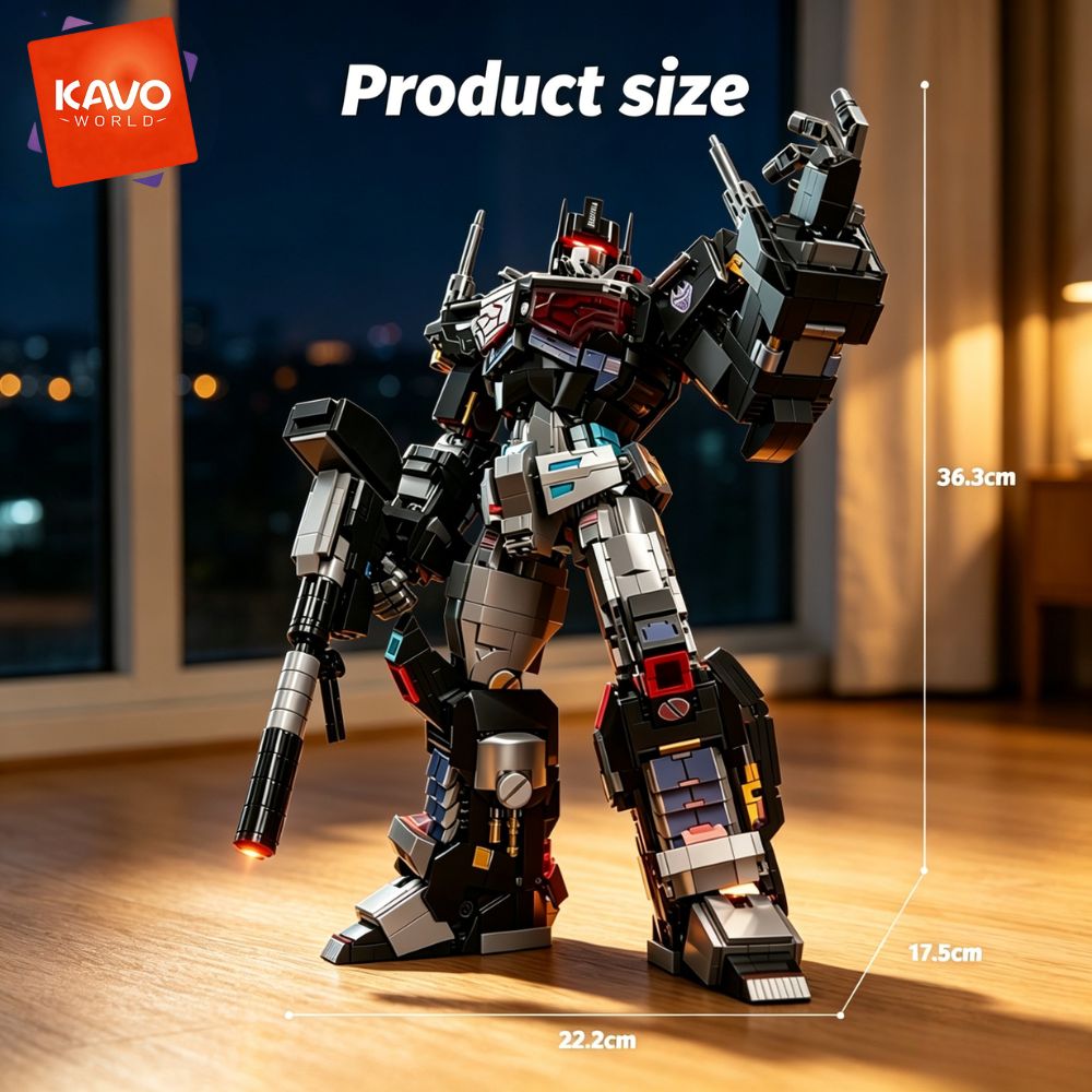 KAVOWORLD 2045ピース 未来メカロボット組み立て - Desk Setup Build のレビューと価格