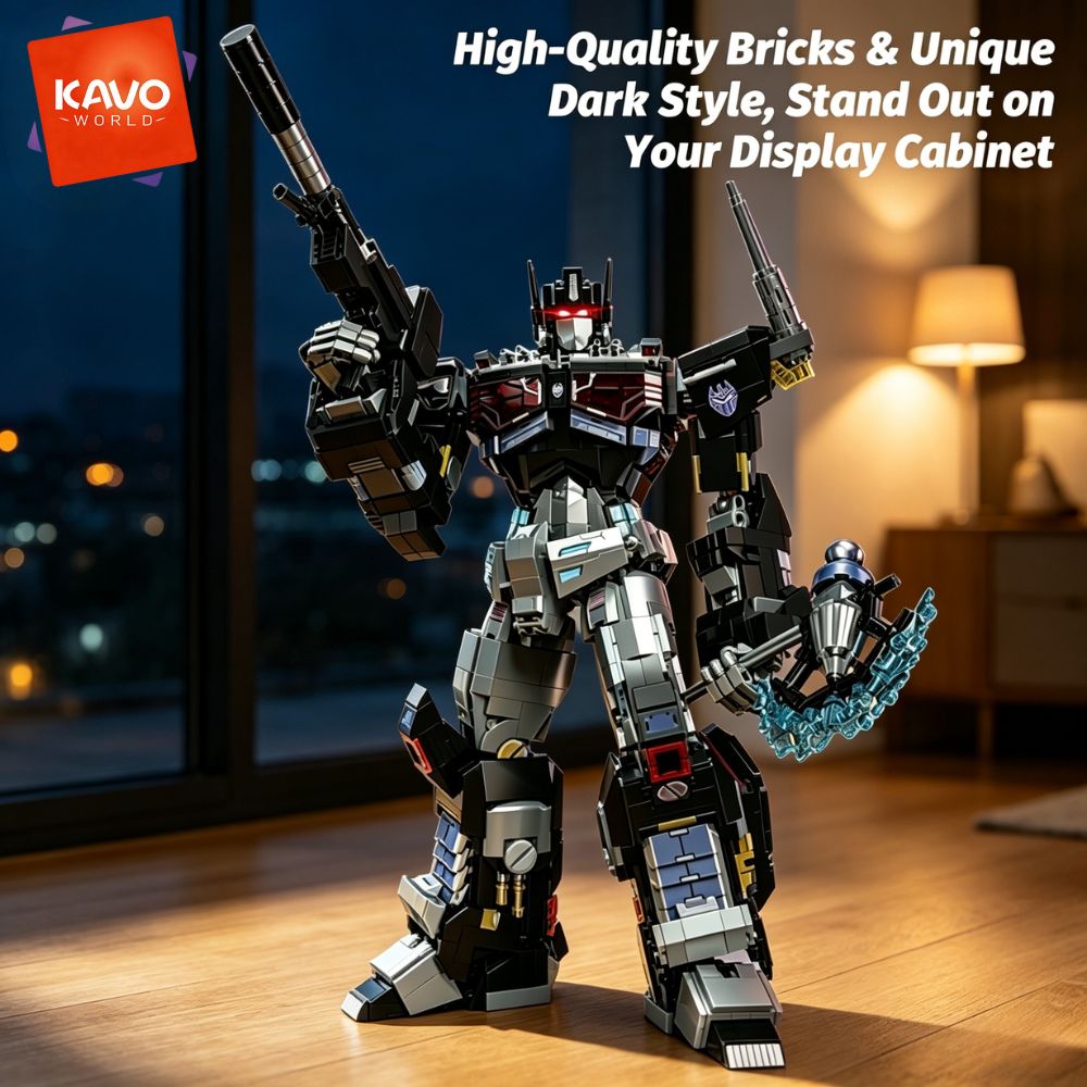 KAVOWORLD 2045ピース 未来メカロボット組み立て - Desk Setup Build のレビューと価格