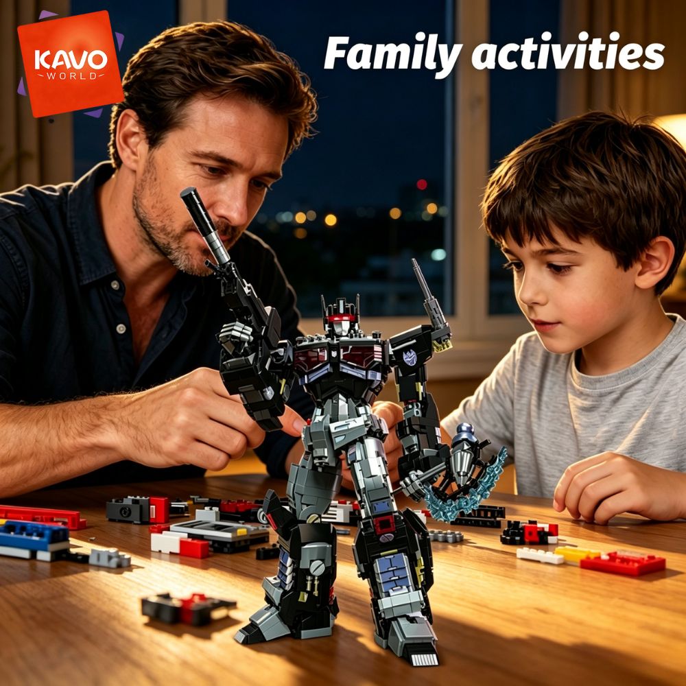 KAVOWORLD 2045ピース 未来メカロボット組み立て - Desk Setup Build のレビューと価格