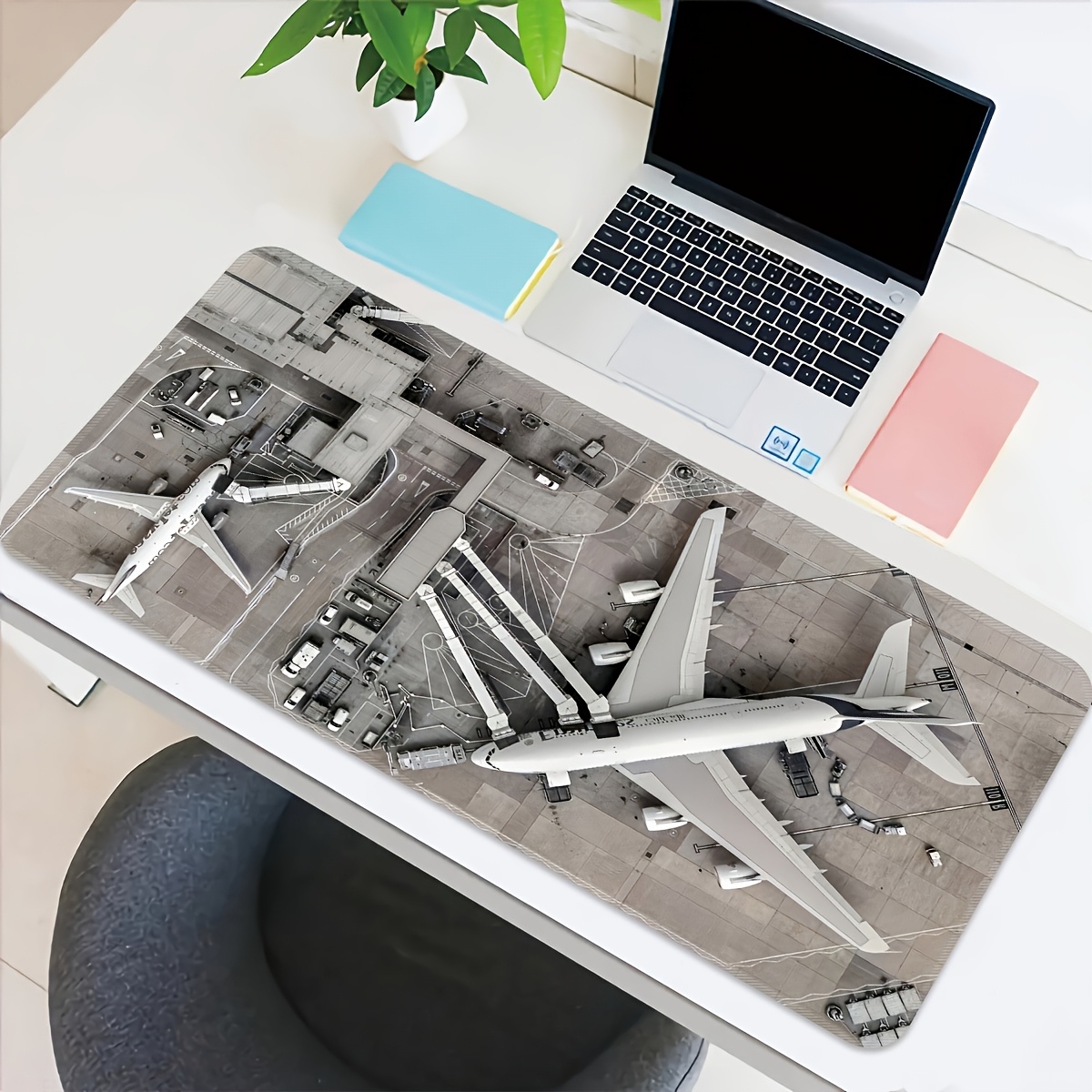 航空空港拡張ゲーミングデスクマット滑り止めゴム製特大キーボー - Desk Setup Simulator のレビューと価格