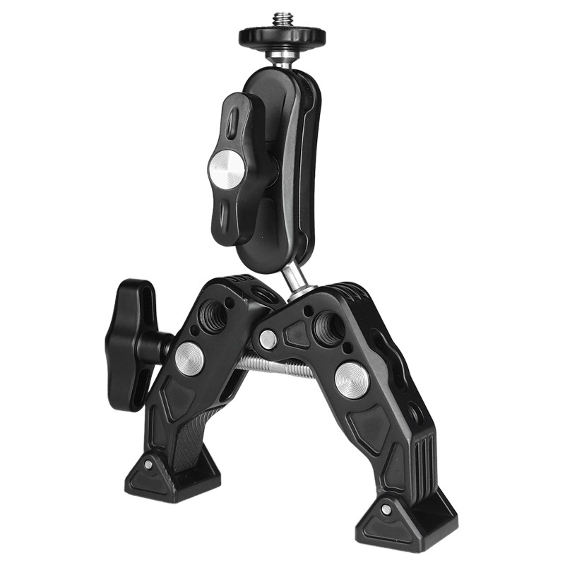メタルスーパークランプ 360 ボールヘッド付きマジックアー - Monitor Arm Clamp のレビューと価格