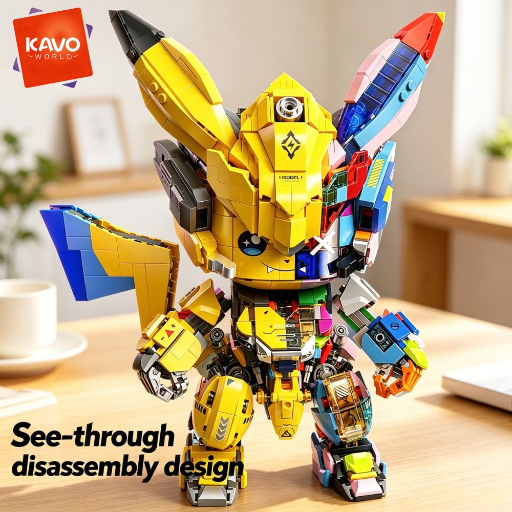 KAVOWORLD 1505ピース DIYメカマウス組み立て - Desk Setup Build のレビューと価格