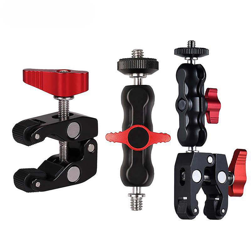 多機能ボールヘッドスーパークランプマジックアーム 1/4 ' - Monitor Arm Clamp のレビューと価格