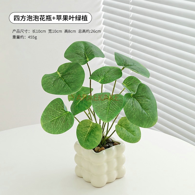 造花植物の装飾、模造緑植物、小さな鉢植え、屋内オフィスデスク - Plant Pot Small Desk のレビューと価格