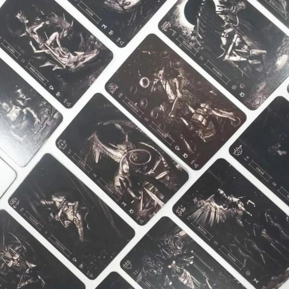 Goetia-大人用のタロットカードゲーム,パーティー用のテ - Desk Setup Dark のレビューと価格