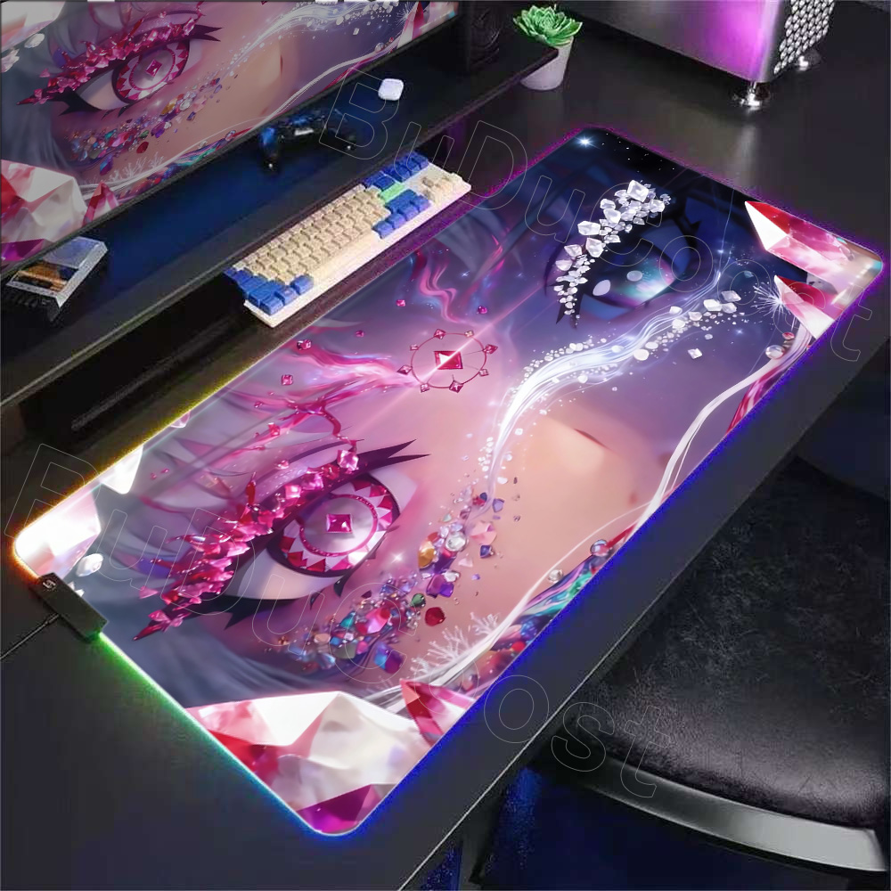 RGB デスクマット 美しいショアキーパー チサ アニメ 大 - Desk Setup Gaming Pc のレビューと価格